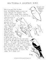 How to Draw Worksheets for The Young Artist: How To Draw a Bird Easy