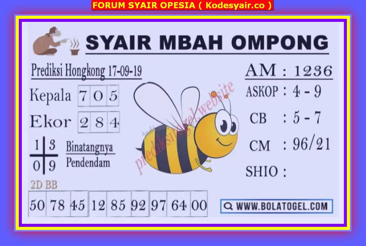 KODE SYAIR HK