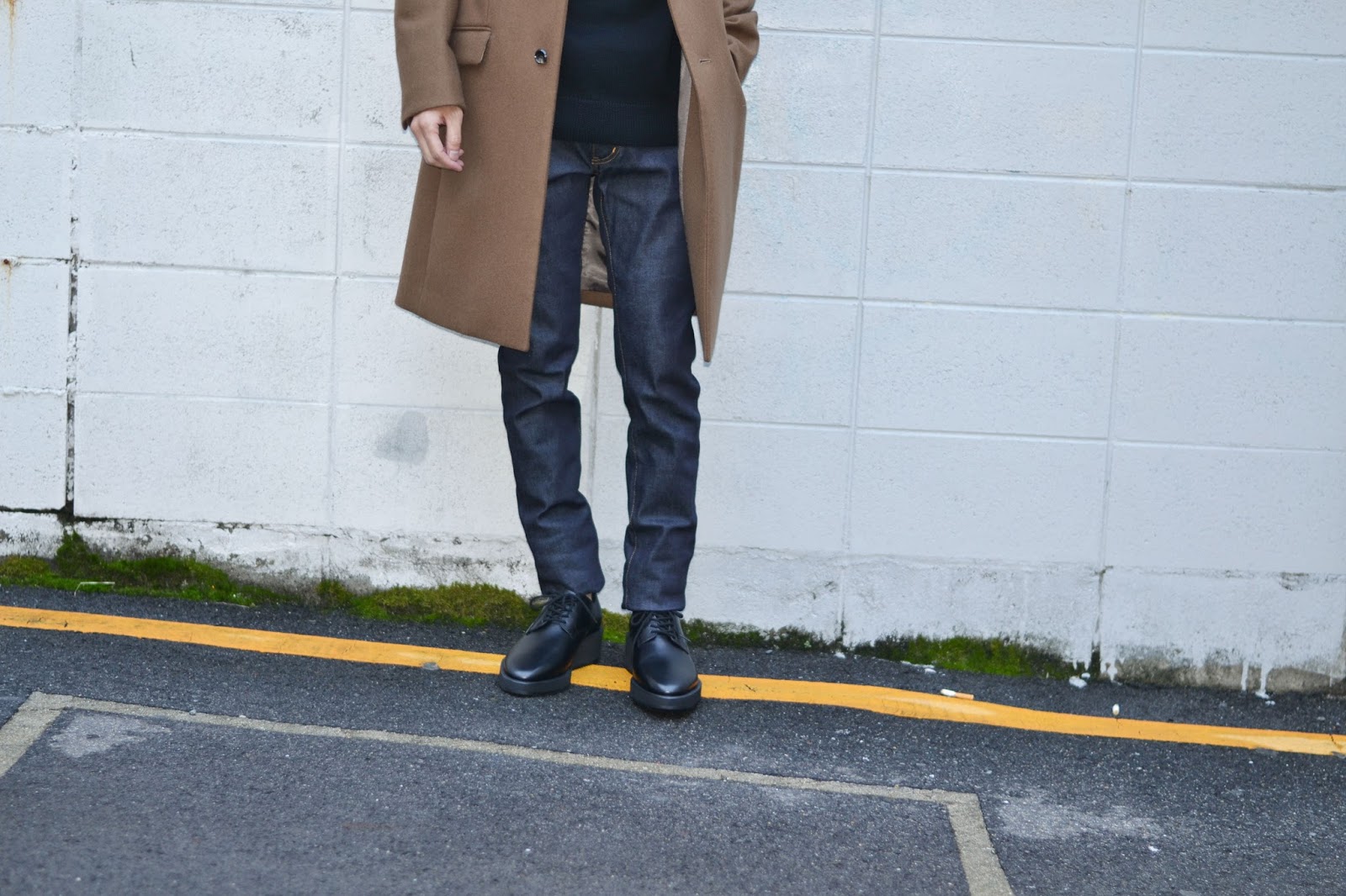ATTACHMENT / アタッチメント「カシミヤ混平二重メルトンチェスター ATTACHMENT / アタッチメント「カシミヤ混平二重メルトンチェスター