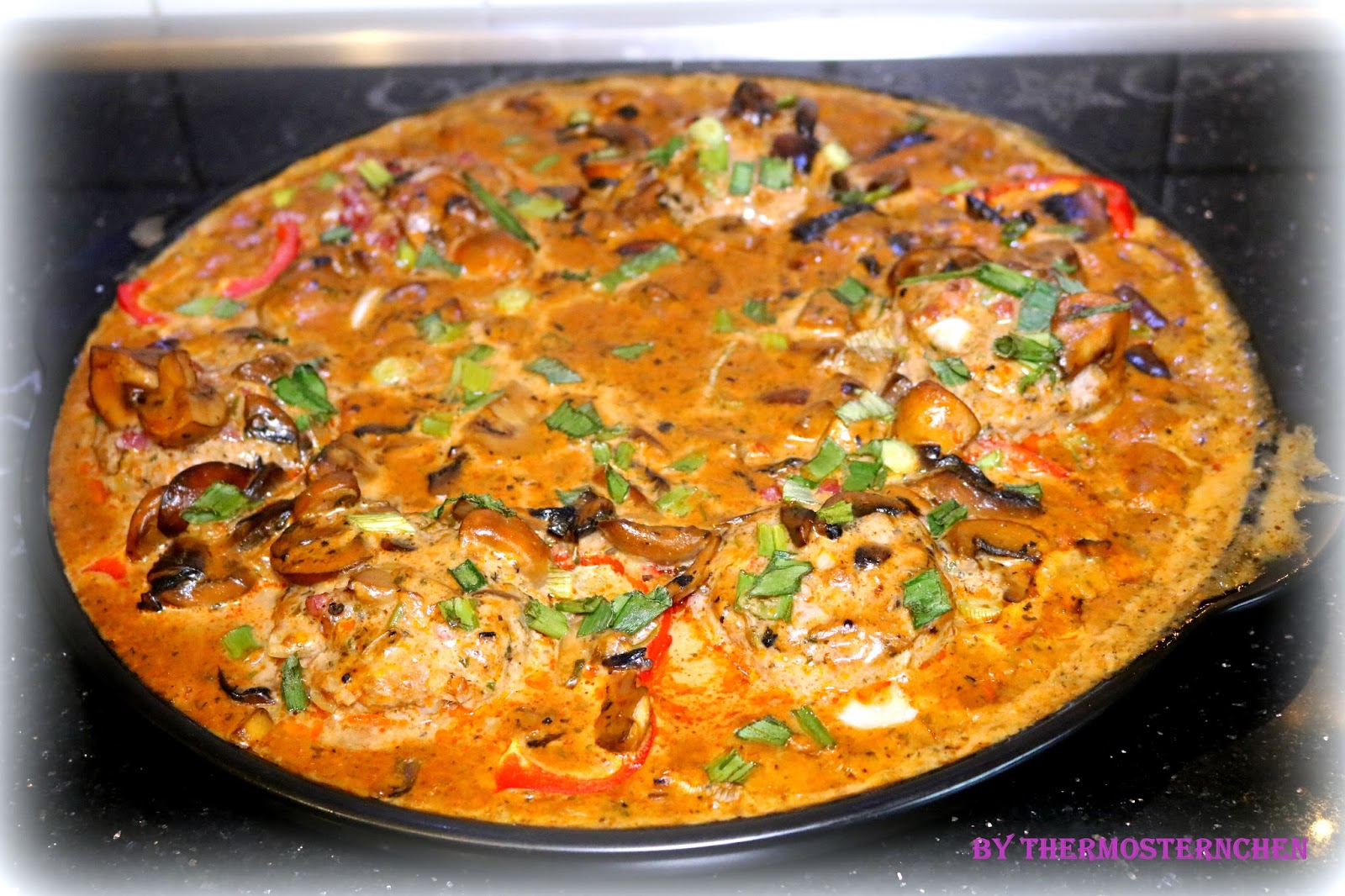 Pampered Chef® Rockcrok Grillstein Hackfleischpfanne Jäger Art