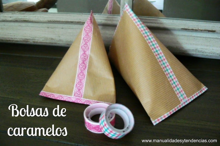 Bolsas de caramelos de papel kraft