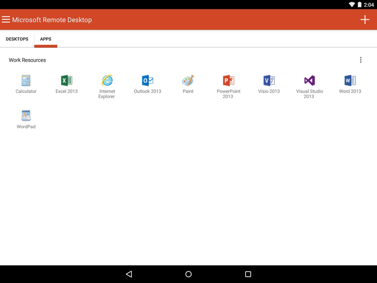 Microsoft desktop apps. Microsoft remote desktop.