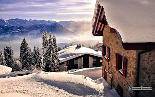 Snowy Roof Windows 7 Theme Snowy Roof Windows 7 Theme