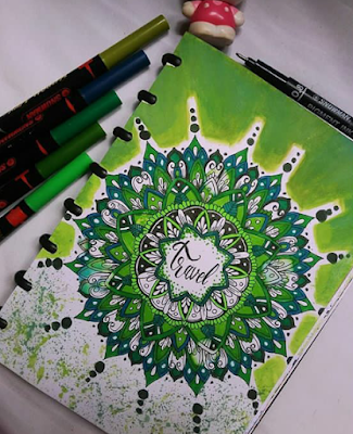 Mengenal Mandala Art dan Contoh karya Mandala Art Keren - Jalan Kucing