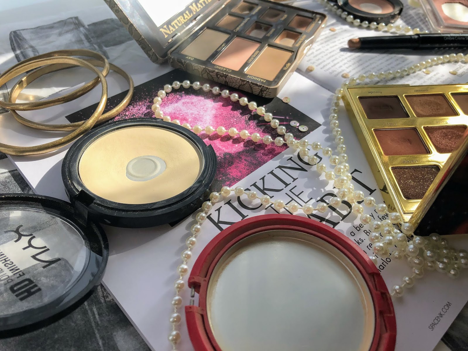 Products I've Hit Pan On (ummbabybeauty.com) project pan, makeup pans, hitting pan, pan that palette, nyx hd finishing powder, too faced natural matte palette, bourjois healthy mix pressed powder, tarte toasted palette, bobbi brown blush tawny, no7 blusher honey, & other stories blusher canvas taupe