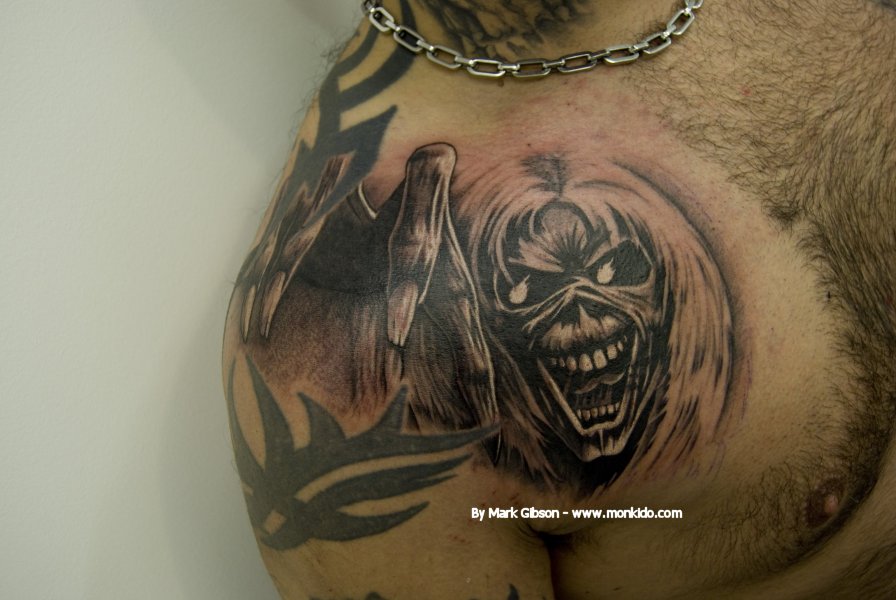 Monki Do Tattoo Studio Iron Maiden Eddie Tattoo