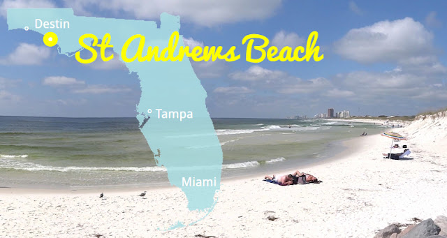 Die weißesten Strände Florida's - St Andrews Beach in Panama City Beach