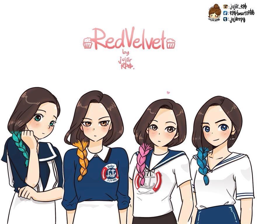 Desvy SunShiners SparKyu Sehun Seulgi Fan Kumpulan Foto Red Velvet