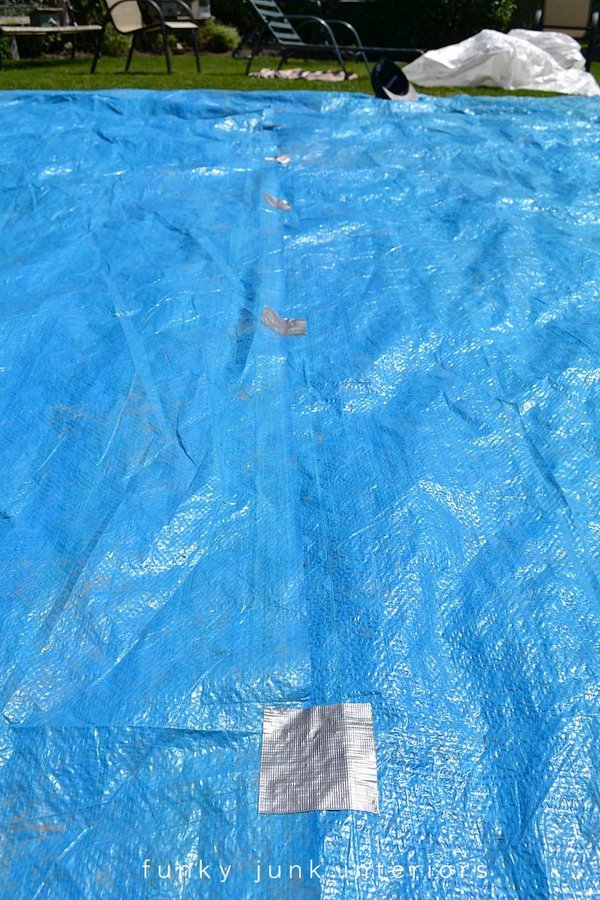 How to set up an inflatable pool. - Funky Junk InteriorsFunky Junk ...