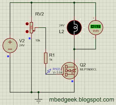 Low side switching with MOSFETs concept