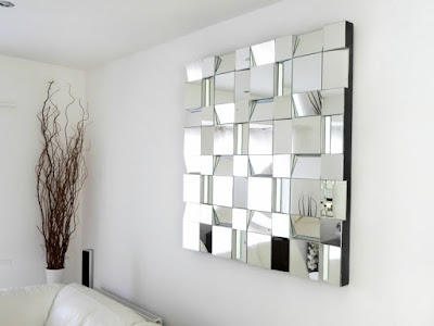 Decoración de paredes con espejos