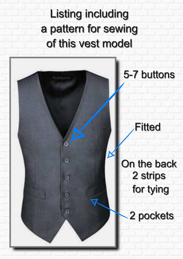 Printable Mens Vest Pattern Free Printable World Holiday Printable Mens Vest Pattern Free Printable World Holiday