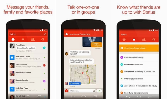 Path Talk Screenshots.