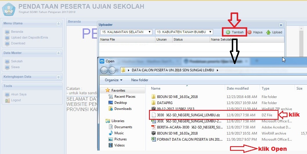 MUKSIT 1989: Cara Upload File dz Calon Peserta Ujian Nasional Di BIOUN ...
