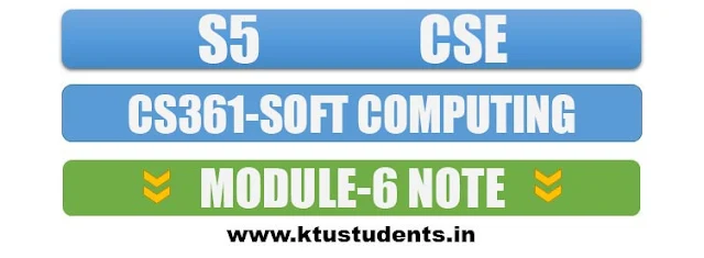 cs361 soft computing note module6