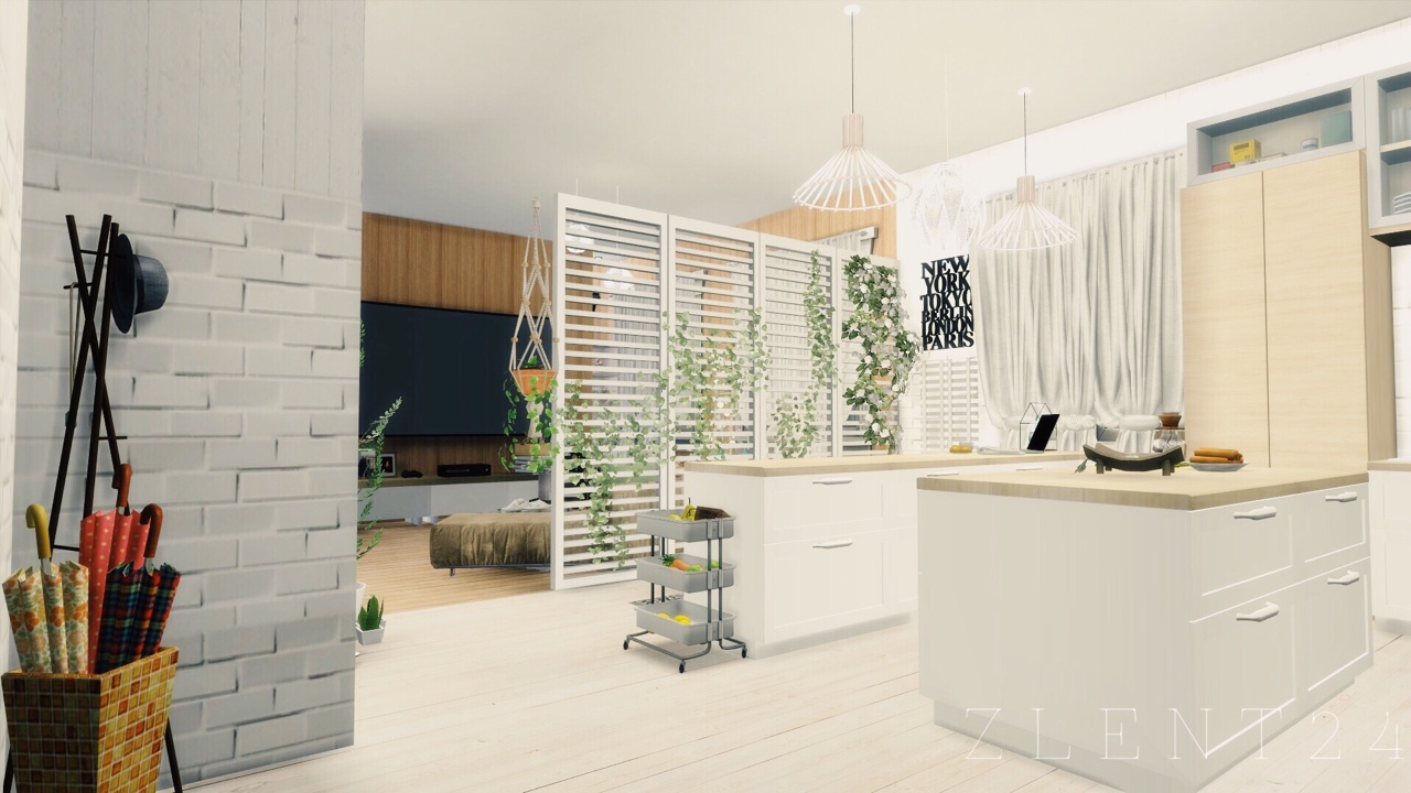 Sims 4 CC's The Best San Myshuno Apartment by zlent24