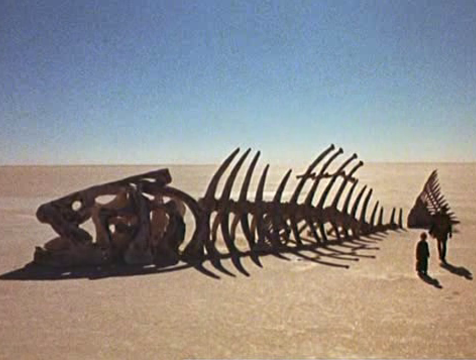 Esqueleto de pez gigantesco en la película El Principito (1974) - Cine de Escritor Esqueleto de pez gigantesco en la película El Principito (1974) - Cine de Escritor