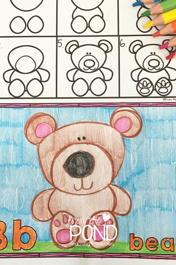 Alphabet Directed Drawing | From the Pond