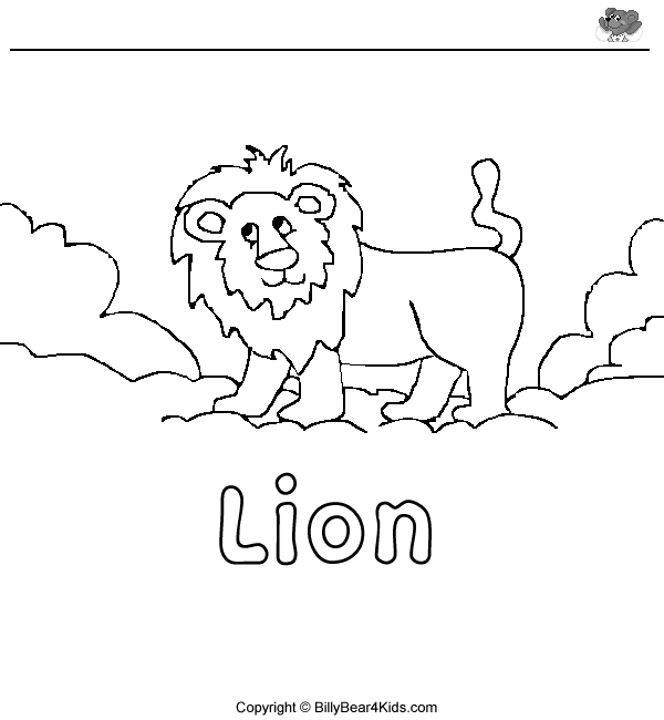 valentine coloring pages lion - photo #38
