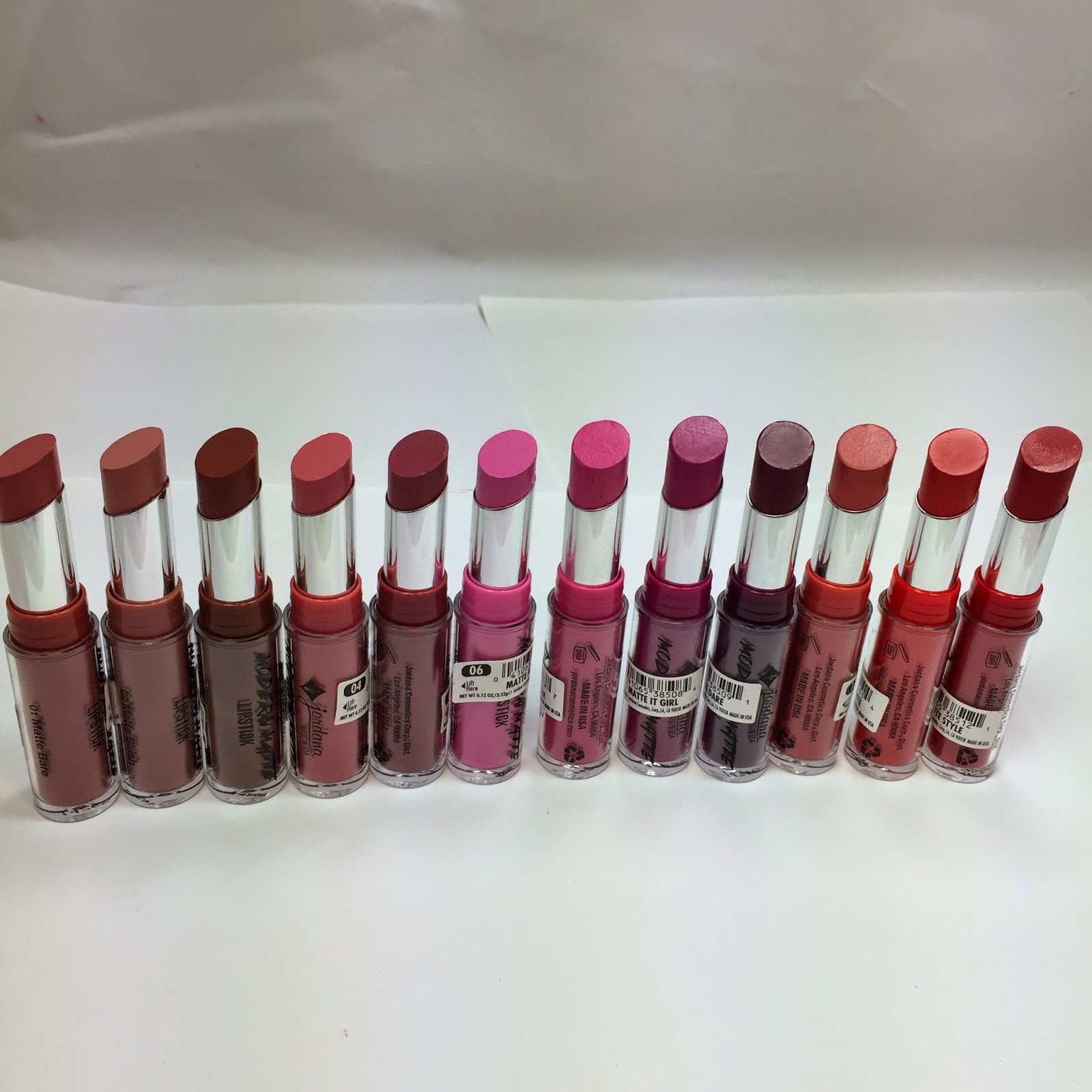 Jordana Modern Matte Lipstick Swatches, Video Review The Shades Of U