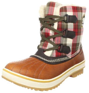 cheap plaid boots