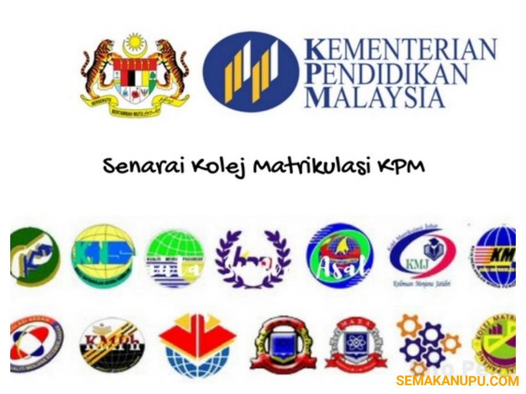 Senarai Terkini Kolej Matrikulasi Kpm Semakan Upu