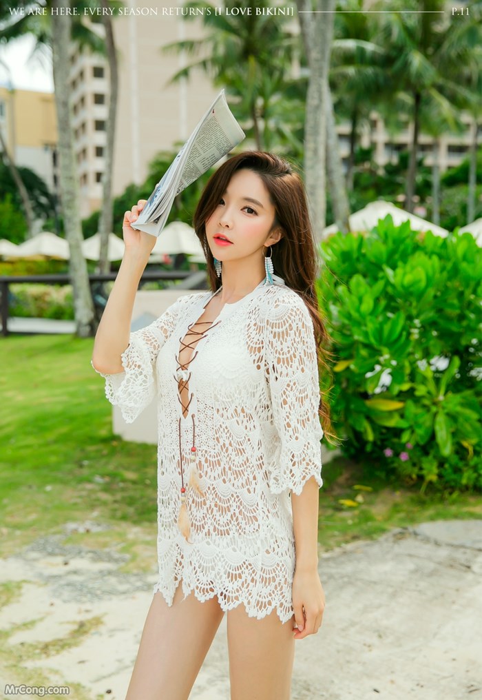 Beautiful Park Soo Yeon in the beach fashion picture in November 2017 (222 photos) photo 10-3