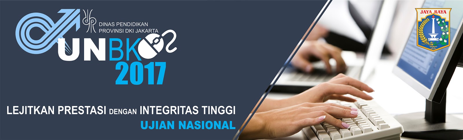 Spanduk UNBK 2017 DKI JAKARTA Widi�s World