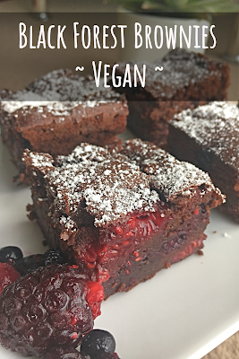 Black Forest Brownies ~ Vegan ~