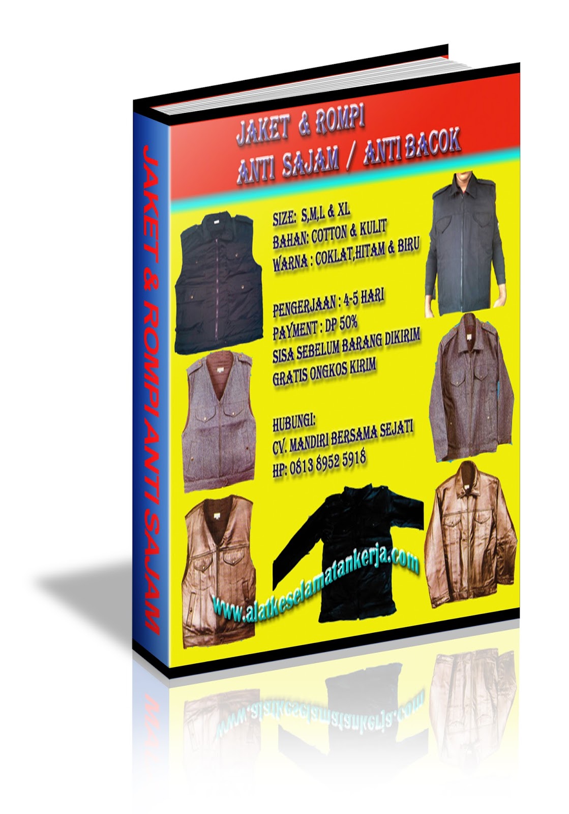 JAKET dan ROMPI ANTI SENJATA TAJAM JAKET ROMPI ANTI SENJATA TAJAM TAHAN BACOK JAKET dan ROMPI ANTI SENJATA TAJAM