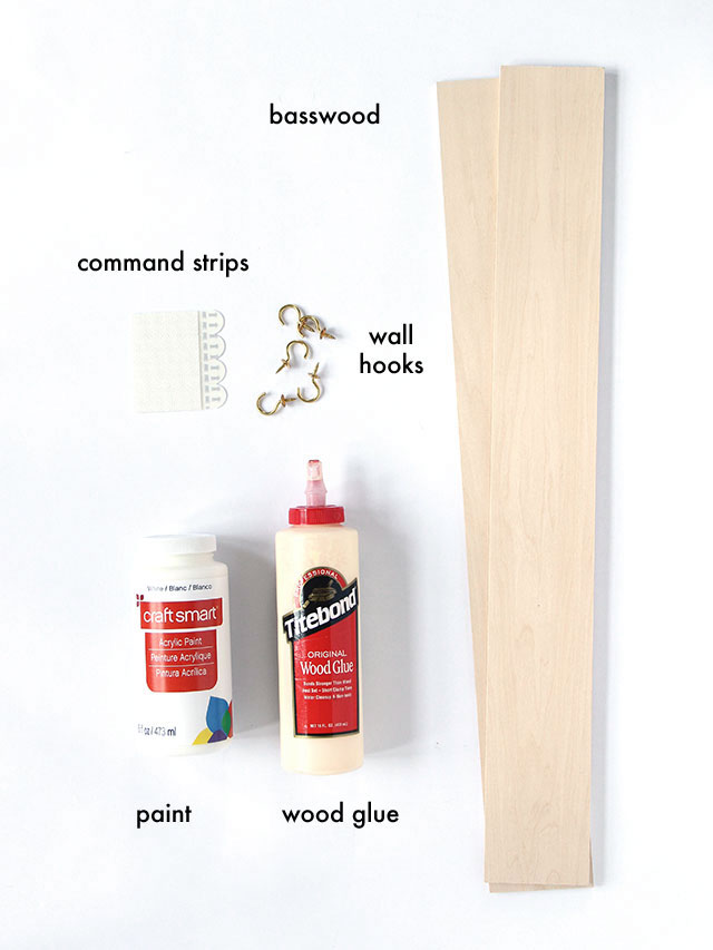 DIY Hook Rack - Perfect for organizing in an apartment or dorm