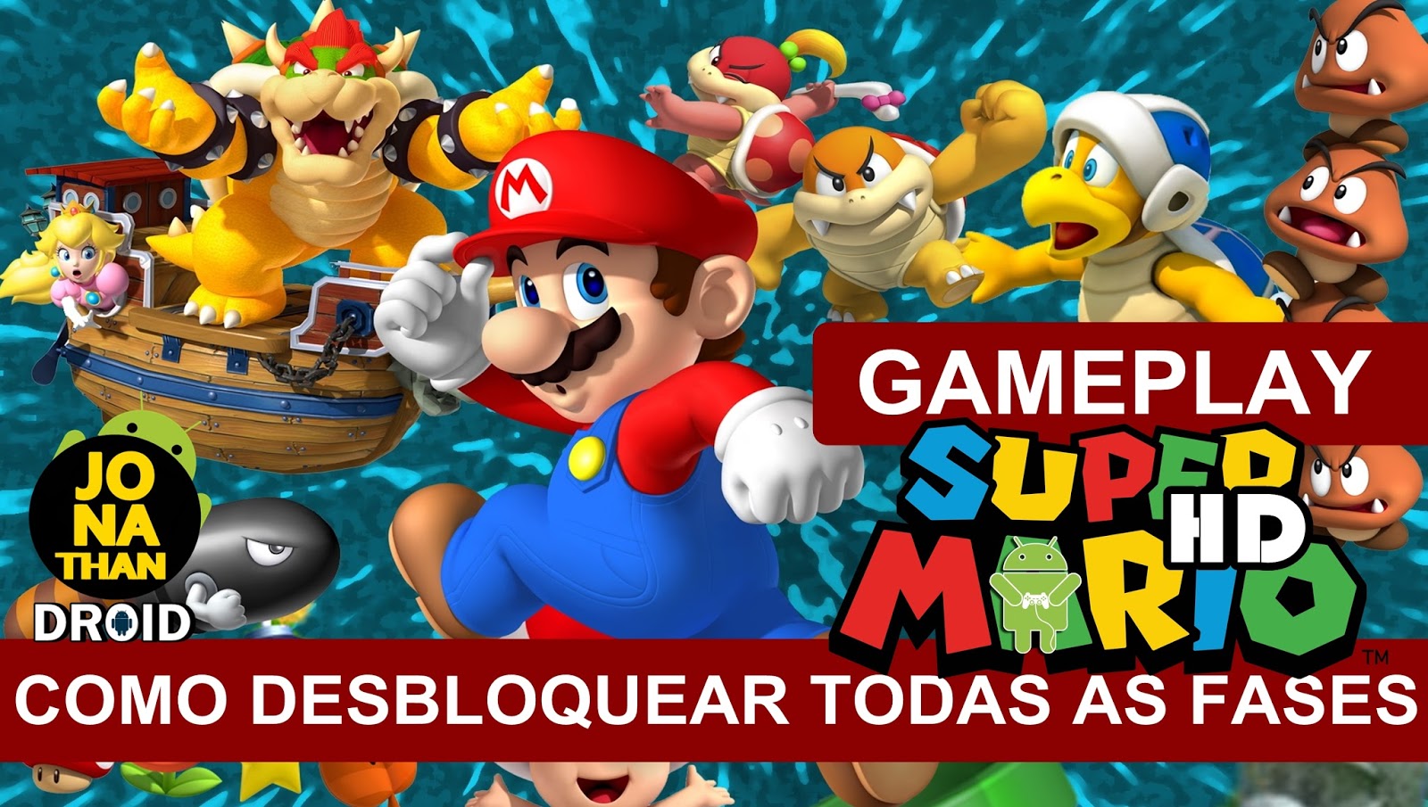 Super Mário HD - Aprenda a desbloquear todas as fases - APK FULL