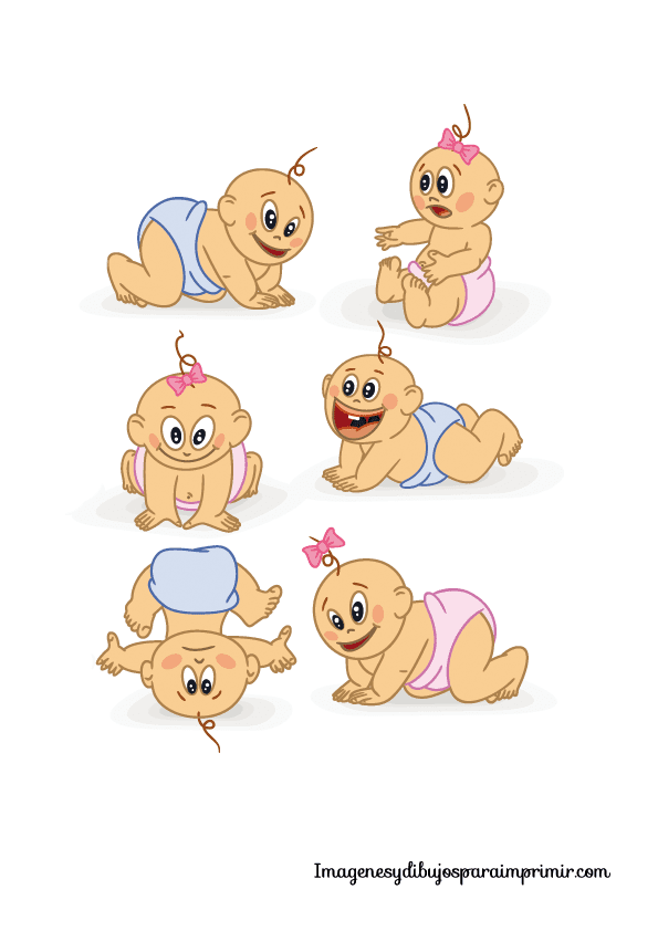  Dibujos de bebes