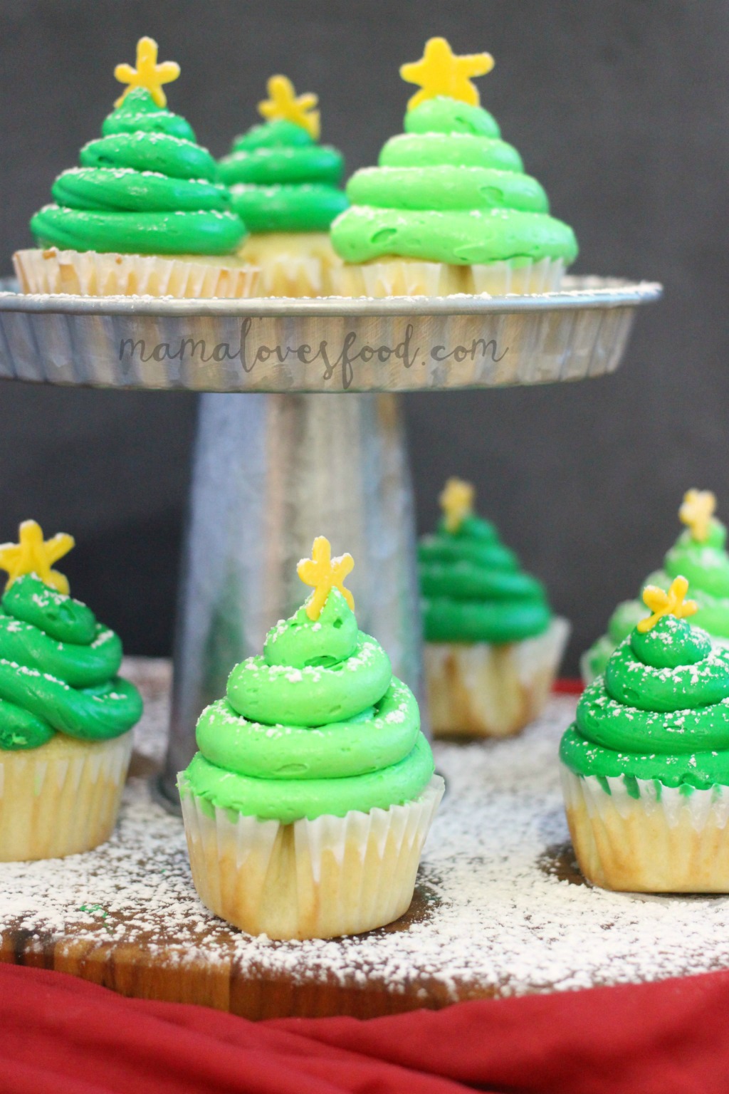 Christmas Tree Cupcakes The Crafting Chicks