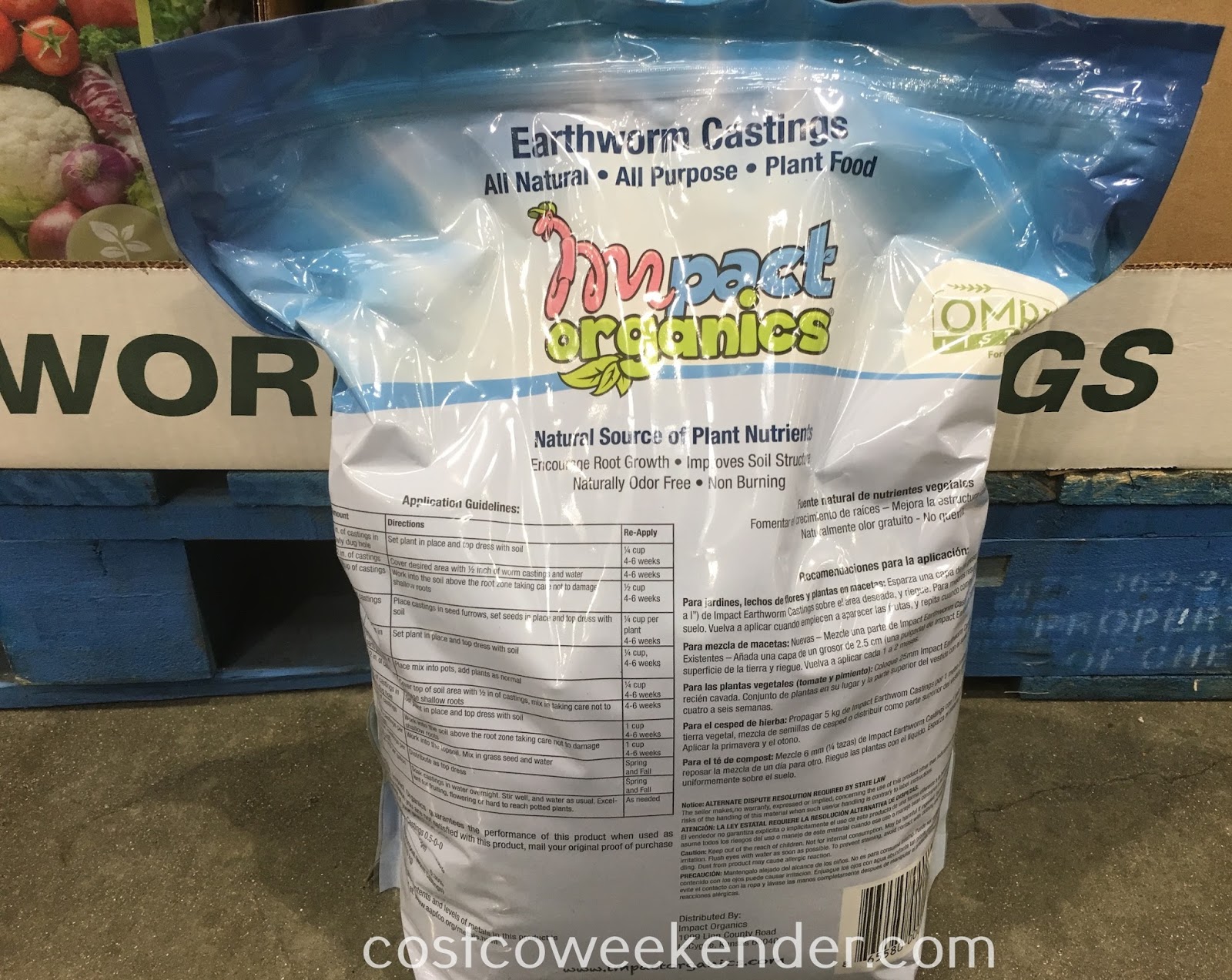 Impact Organics All Purpose Plant Food Earthworm Castings (10 lbs