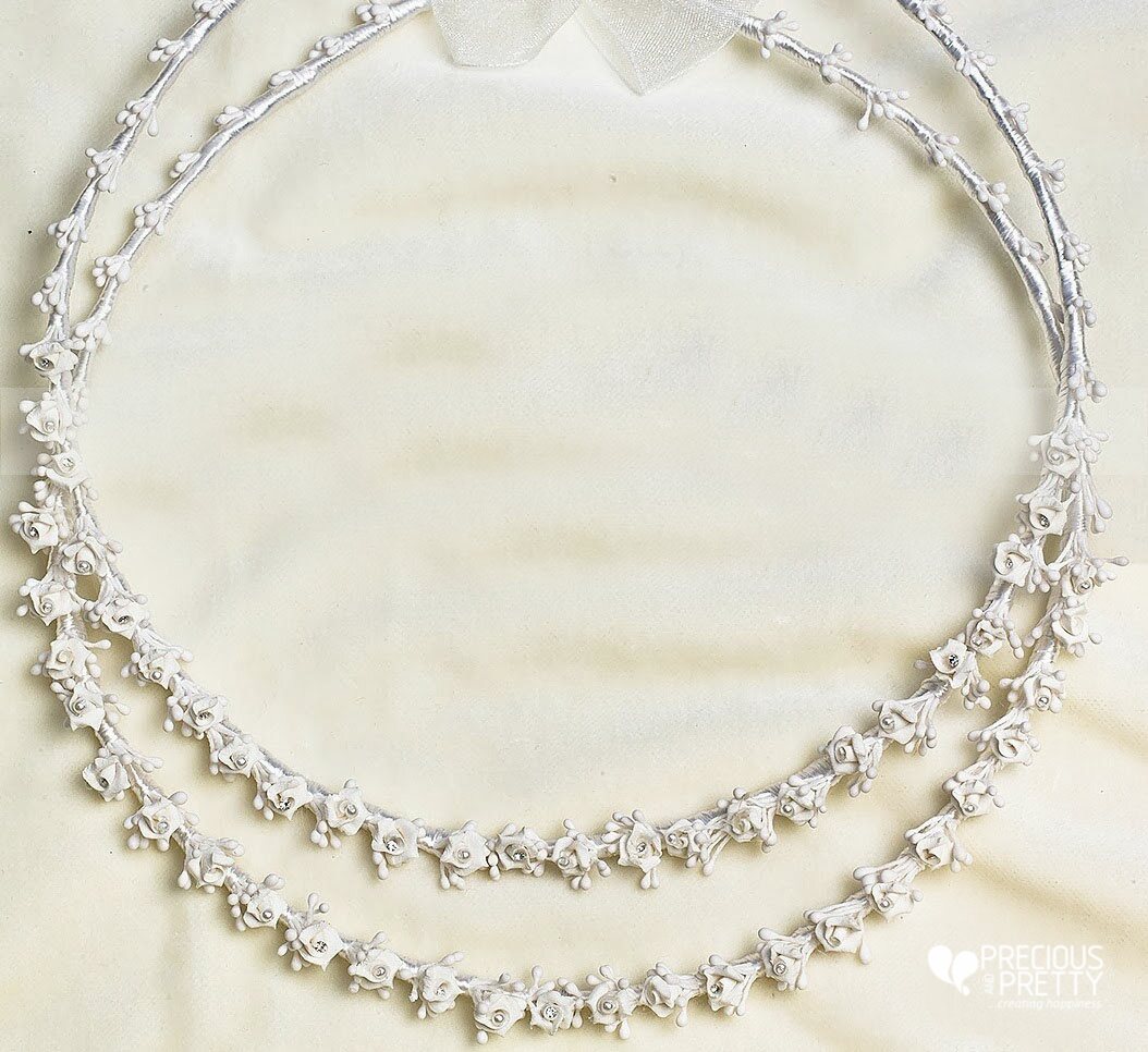 Stephana traditional Greek flower crowns N602 Greek Wedding Crowns