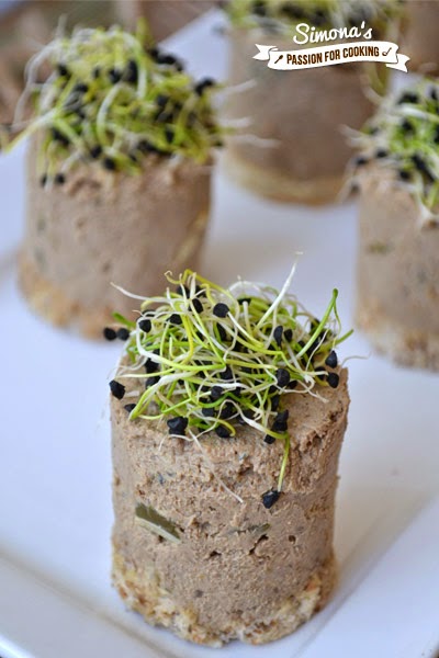 Pate  de ficat  cu seminte de dovleac