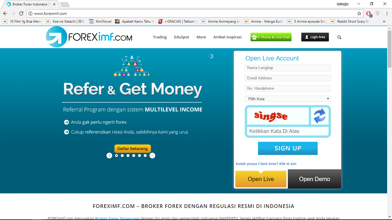 Investasi forex trading indonesia