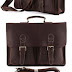 Top 1 Organizer Leather Laptop Briefcase for Men