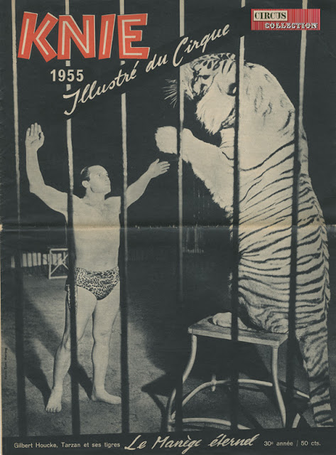 Illustriert Circus-Zeitung  avec Gilbert Houcke et ses tigres en couverture