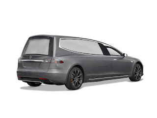 Limousine funéraire électrique