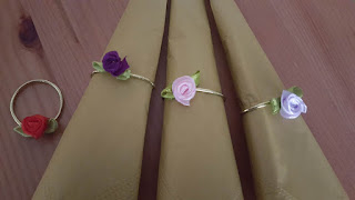 Spring napkin rings Spring napkin rings
