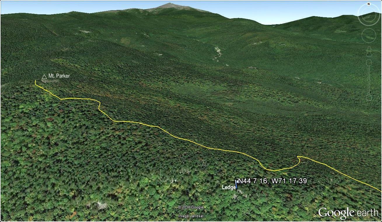 1HappyHiker A Surprise Along the Way to Mt. Parker (Bartlett, NH)