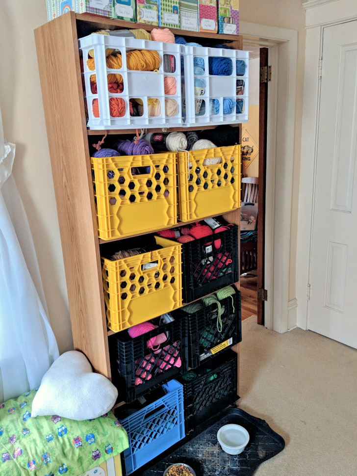 Marker storage - a milk crate I bought years ago. I think I'll need a new  storage idea in the coming year. Hit me with ideas. : r/copic