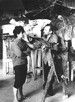 Pablo Serrano escultor con su mujer Juana Francés