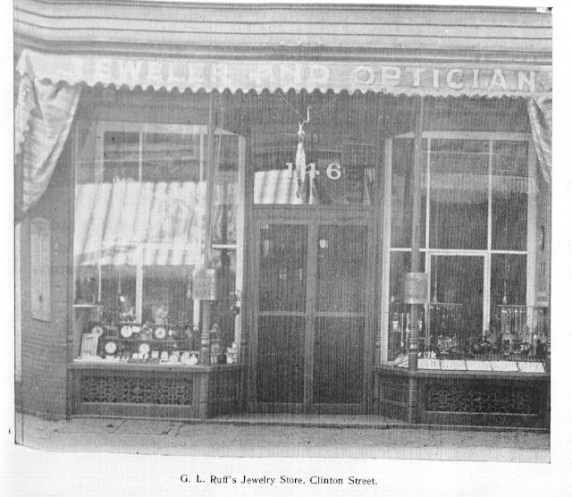 Vintage Johnstown G.L.Ruff's Jewelry Store Clinton Street