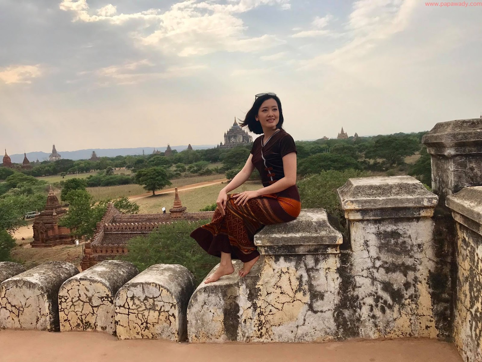 Yu Thandar Tin Beautiful Captured Photos In Ancient Bagan In Myanmar