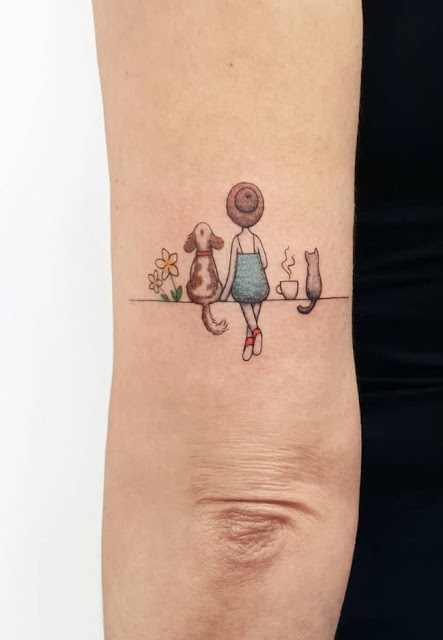 Mini tatuagens femininas super fofinhas Mini tatuagens femininas super fofinhas