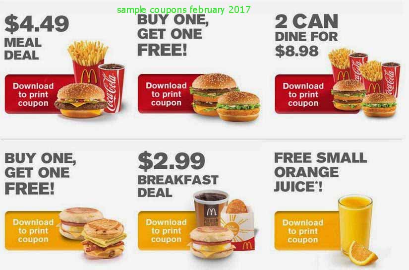 Mcdonalds coupons nz 2019