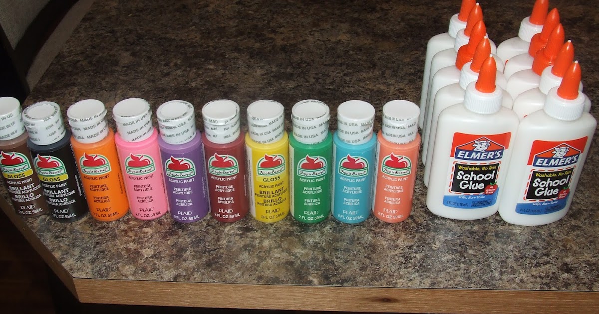 Simply Everthing I Love...: Turn Glue Into Cheap Paint